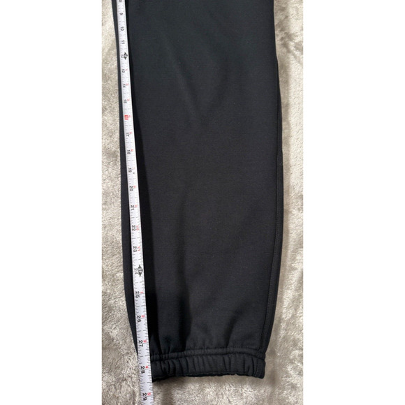 Fabletics Black Fleece Split Neck Sweatshirt XL and Matching Sweatpants L Set - Picture 7 of 10